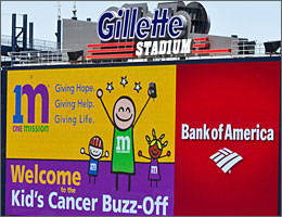 Gillette Stadium Video Billboard